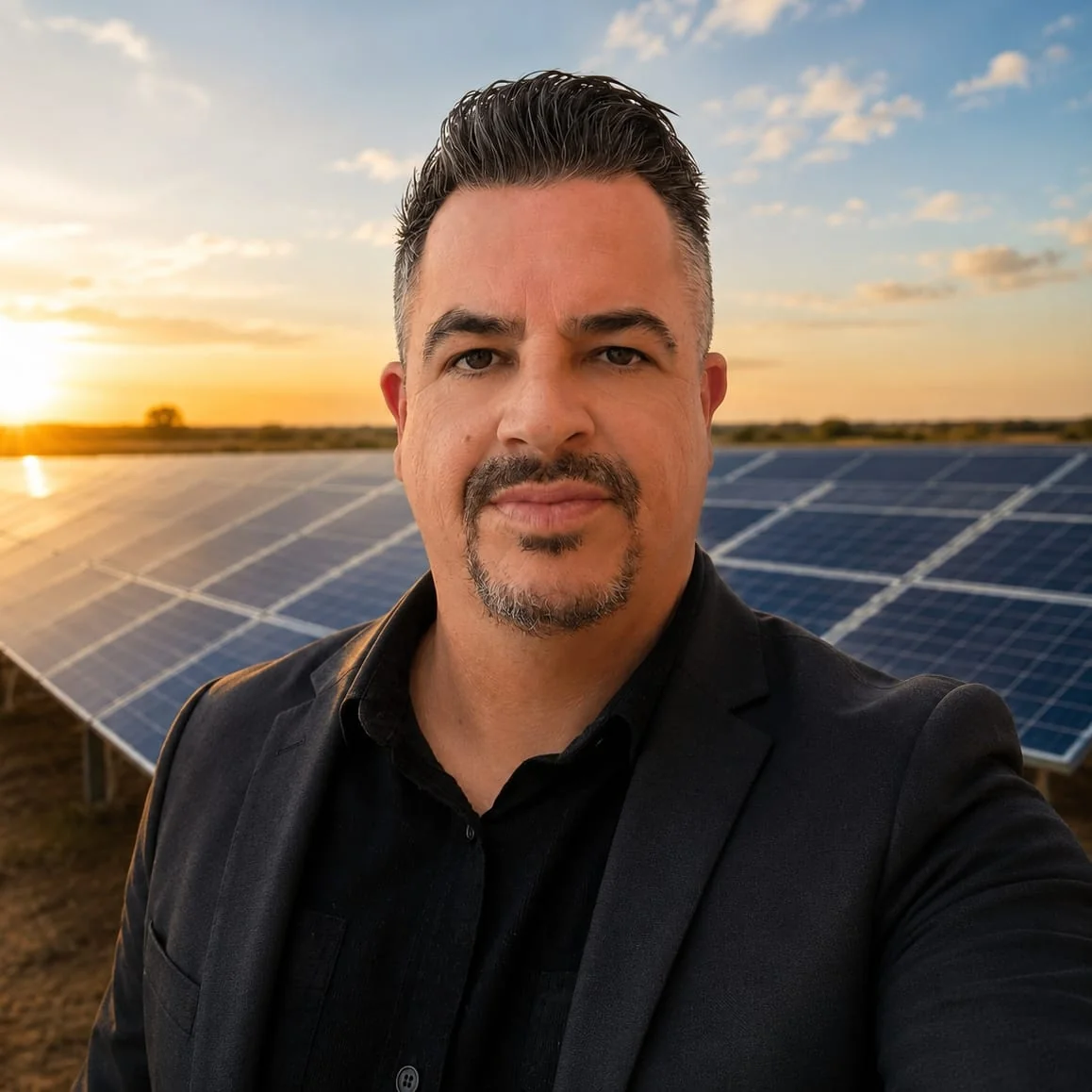 Retrato de Jeison Souza — fundador da FuturaVoltaic